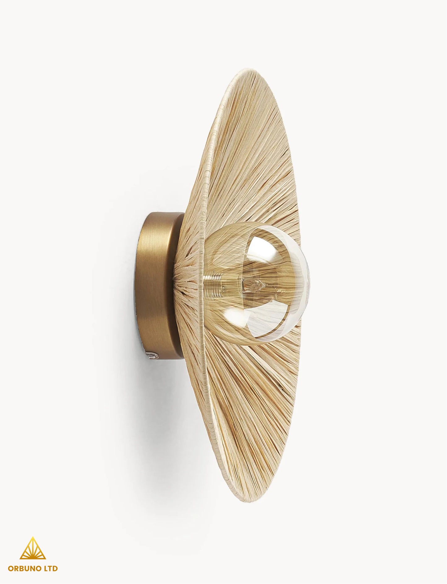 ORBUNO-Wicker wall lamp
