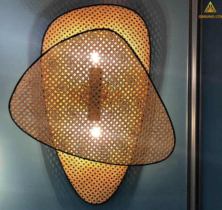 ORBUNO-Wicker Wall Lamp