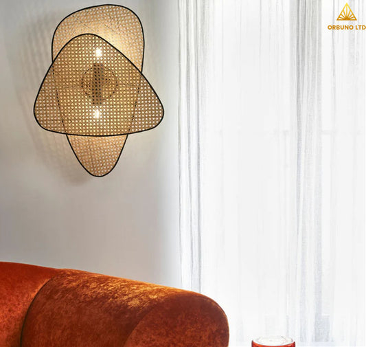 ORBUNO-Wicker Wall Lamp
