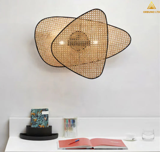 ORBUNO-Wicker Wall Lamp